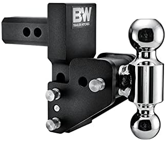 B&W Trailer Hitches 2 in Model 7 Blk T&S Dual Ball for Multi-Pro Tailgate