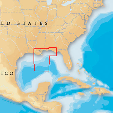 Navionics Platinum+ - Gulf of Mexico Central - microSD™/SD™