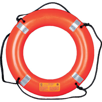 Mustang 30" Life Ring w/Tape - Orange