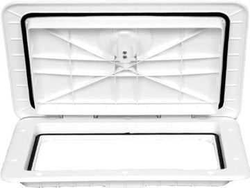 11" X 15" Locking Hatch - White