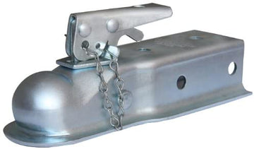 Husky 87074 2" Ball 2.5" Width 3,500 lbs. Straight Coupler with Chain
