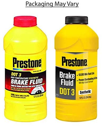 Prestone AS400 DOT 3 Synthetic Brake Fluid - 12 oz. 12 Ounce