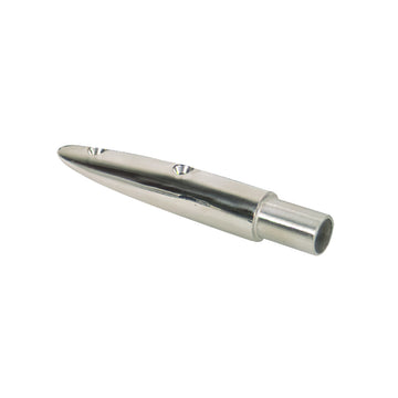 Whitecap 16-1/2° Rail End (End-Out) - 316 Stainless Steel - 7/8