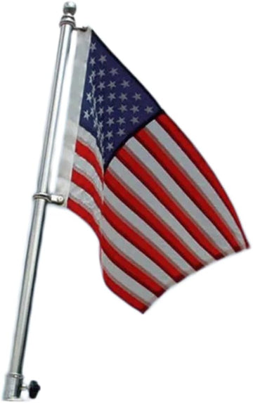 Taylor Made Products, Flag Pole Set, Polished Stainless Steel 30 inch Length