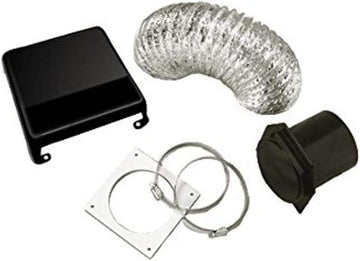 Westland VID403AB Deluxe Dryer Vent Kit (Black Vent Cover)