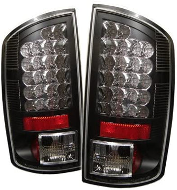Spyder Auto ALT-YD-DRAM06-LED-BK Dodge Ram 1500 07-08 / Ram 2500 06-09 / Ram 3500 06-09 LED Tail Lights - Black