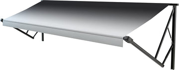 Lippert RV Solera Awning Roller and Fabric Assembly 15' Black/White V000211480 15 Foot Black/White