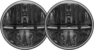 Rigid Industries 55000 7" Round Headlight with PWM Adaptor, Set of 2