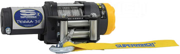 Superwinch 1135220 Terra 35 3500lbs/1591kg Single line Pull with Roller Fairlead, Handlebar MNT Toggle, Handheld Remote