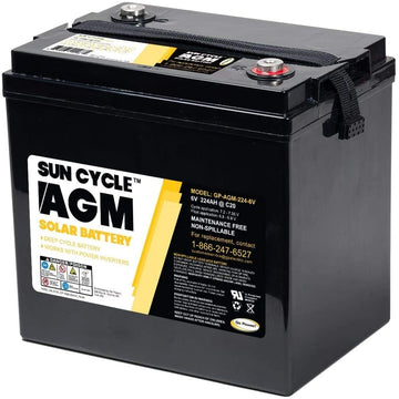 Go Power GP-AGM-224-6V Battery