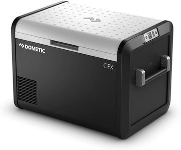 DOMETIC CFX3 55-Liter Portable Refrigerator and Freezer with ICE MAKER, Powered by AC/DC or Solar 55 Liter