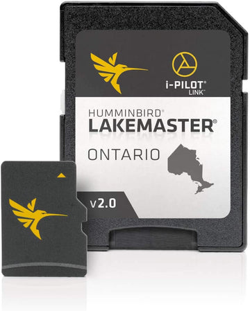 Humminbird 600053-2 LakeMaster Ontario V2 (Includes Woods/Rainy) Digital GPS Maps Micro Card