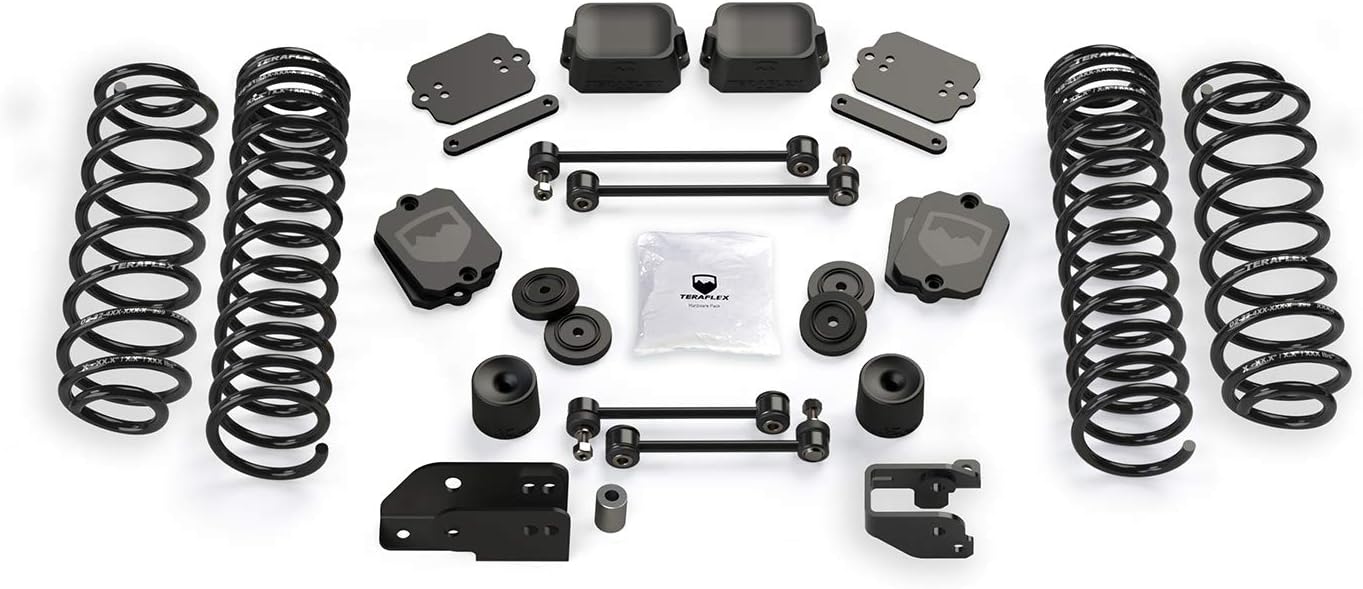 JL 4dr: 2.5 Coil Spring Base Lift Kit & 9550 VSS Twin-Tube Shocks