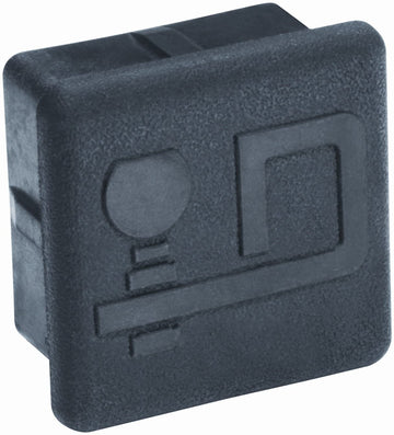 Draw-Tite Rubber Economy Receiver Tube Cover with D Logo for 2-Inch Square Receivers