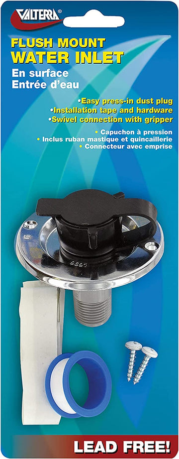 2 3/4" Water Inlet Mpt White A01-0165VP