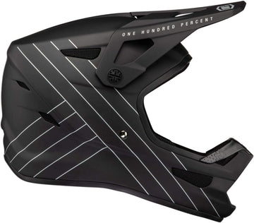 100% Status Helmet - Youth Black Small