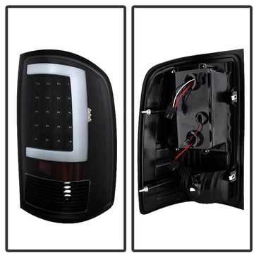 Xtune ALT-ON-GS07-G2-LED-BK Tail Light (GMC Sierra 1500 07-13 2500HD/3500HD 07-14 (does not fit 3500HD Dually Models) LED s - Black)