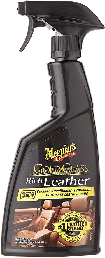 Meguiar's G10916 Gold Class Rich Leather Cleaner & Conditioner - 15.2 oz. 15.2 Ounce
