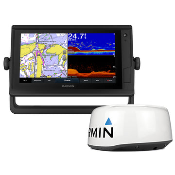 Garmin GPSMAP® 942xs Plus Touchscreen GPS/Fishfinder Combo w/GMR 18HD+ Radar