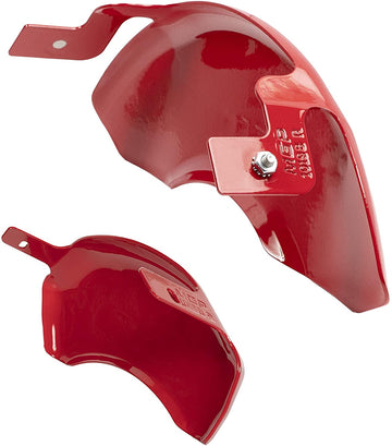 MGP Caliper Covers 10198SM50RD Caliper Cover with Red Powder Coat Finish, (Set of 4)