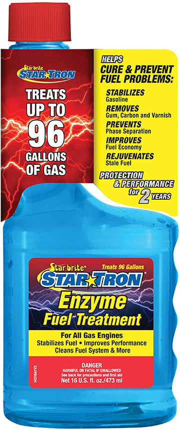Star brite 14316 Star Tron Enzyme Fuel Treatment - Classic Gas Formula 143-16 Oz. Treats 96 Gallon,