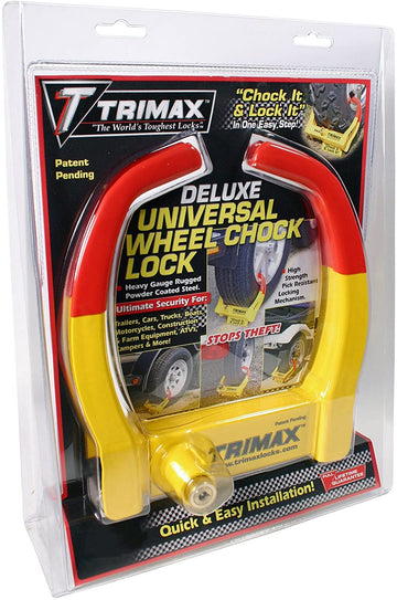 Trimax TCL275 Medium Deluxe Keyed Alike Wheel Chock Lock, (Pack of 2)