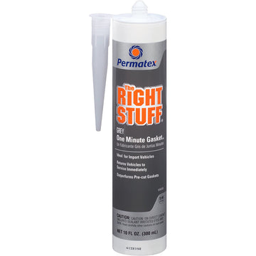 Permatex The Right Stuff® 1 Minute Gasket™ Grey Instant Rubber Gasket Maker - 10oz