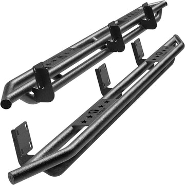 Tyger Auto Star Armor Compatible with 1999-2016 Ford F-250 / F-350 Super Duty | Supercrew Cab | TG-AM2F20098 | Side Step Rails Nerf Bars Running Boards