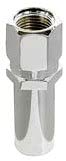 McGard 63001 Chrome Racing 1.365" Shank Style Lug Nut Set (7/16" - 20 Thread Size) - Set of 4