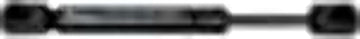 Whitecap G-8640C Black Nitrate Gas Spring - 17" Ext x 10.25" Comp, 40 lbs.