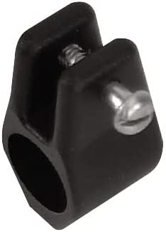 Whitecap 3418BP Nylon 7/8" Jaw Slide - Black, Pair