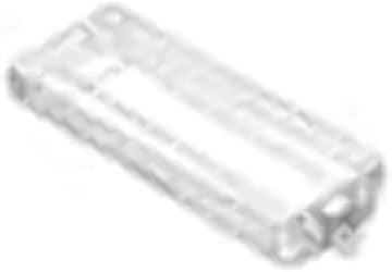 ALPHA SYSTEM 548HFR102B 22 x 54 x 8 ft. Blow Molded Holding