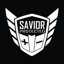 Savior Products SAVIOR-DECAL-W Savior Window Decal Each White