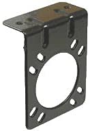 Black-Coated MTG-Brkt- for 7-Way Rv Socket (Pack of 1)