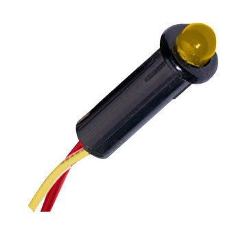 Paneltronics <sup>5</sup>⁄<sub>32</sub>" LED Indicator Light - 12-14VDC - Amber