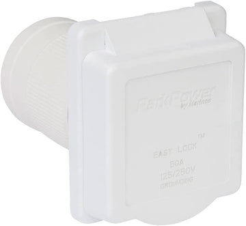 ParkPower 50ARVIW Weekender Power Inlet - 50A, White