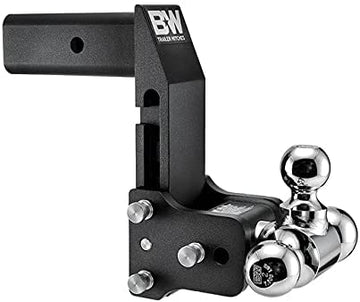 B&W Trailer Hitches 2.5 Model 10 Blk T&S Tri Ball for Multi-Pro Tailgate