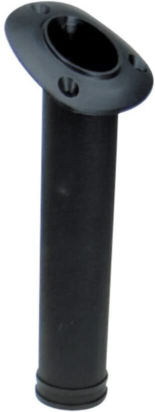Whitecap Flush Mount Rod Holder Black