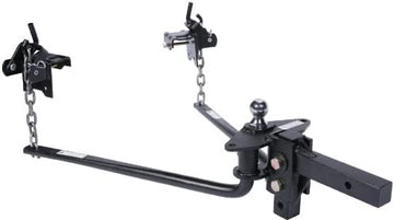 Husky 31421 Round Bar Weight Distribution Hitch with Bolt-Together Ball Mount/Shank Assembly 600 Lbs Max Tongue