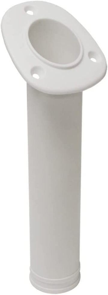 Whitecap 3447WP Nylon Flush Mount Rod Holder - 30°, White