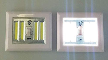 GlowMax G-400LS-DB12 400 LS Cob Light Switch (2 Pack), White, 2 Piece