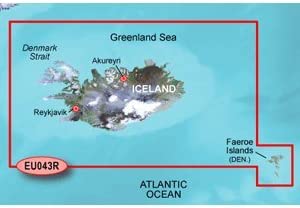 Garmin Bluechart G2 - HXEU043R - Iceland & Faeroe Islands