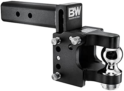 B and W Hitch Tow and Stow with Pintle Drop Down - 2.5" Receiver Shank - 2.5" Ball