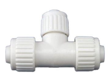 Flair-It 16826 Plastic Reducing Tee, 0.75" Size