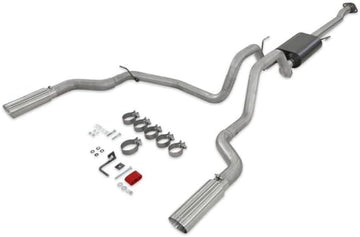 Flowmaster 818147 Force II Cat-Back Exhaust System Stainless Dual Exit Polished Tips