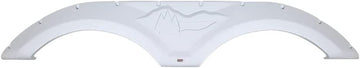 Icon 12072 Tandem Axle Fender Skirt FS2072 for Forest River Wildcat - Polar White