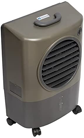 Hessaire MC18V Portable Evaporative Cooler, Green, 1300 CFM, Cools 500 Square Feet Green 1,300 CFM