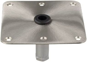 Springfield Marine 1630001 7-Inch X7-Inch Stainless Steel Threaded Marine Deck Base