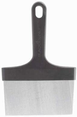 5061 Stainless Steel Griddle Scraper, 6 in. - Quantity 6