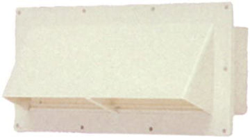 Ventline V2111-11 Colonial White Hood Louver with Damper Quantity 1